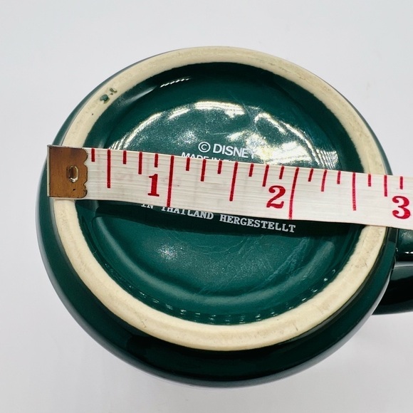 DISNEY HUNTER GREEN DISNEY UNIVERSITY MUG WITH MICKEY MOUSE - Picture 8 of 9